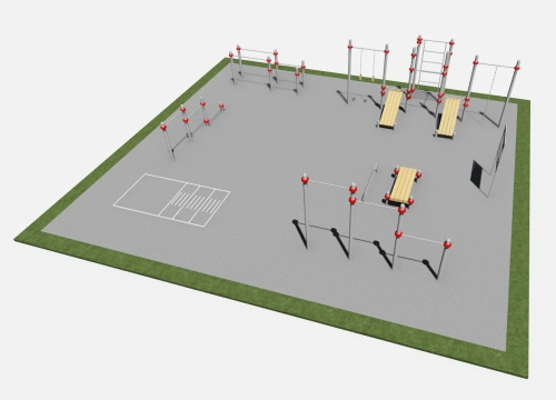 Спортивная площадка Воркаут 13 м х 12 м