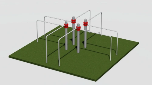 Брусья крестовые овальные