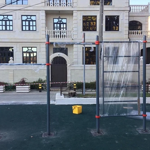 Два турника и шведская стенка для улицы 